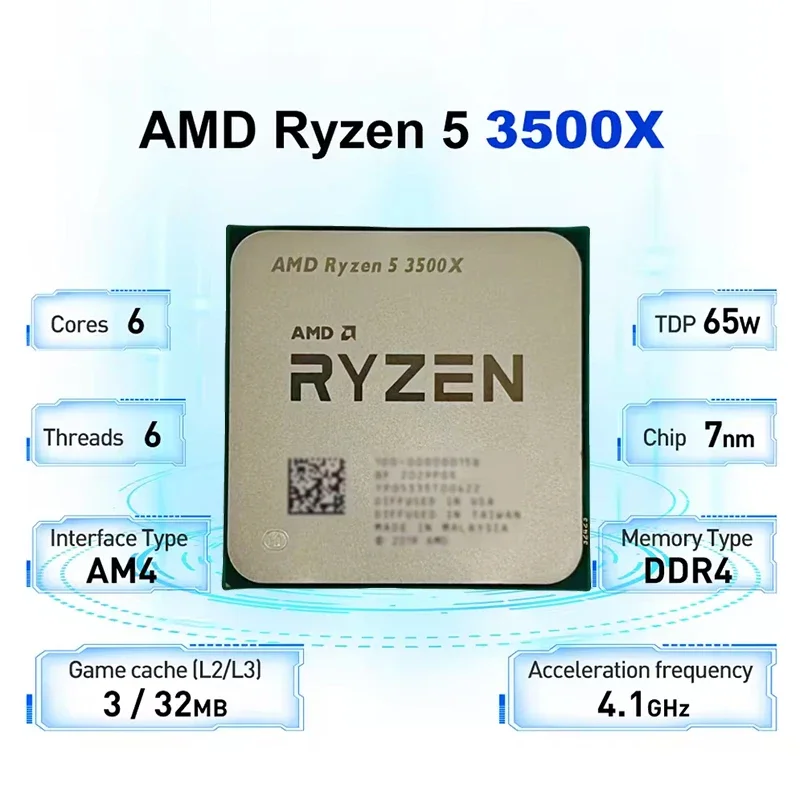 AMD Ryzen 5 3500X 3.6GHz 6 Cor - Esports Gaming Pc Build recension och pris