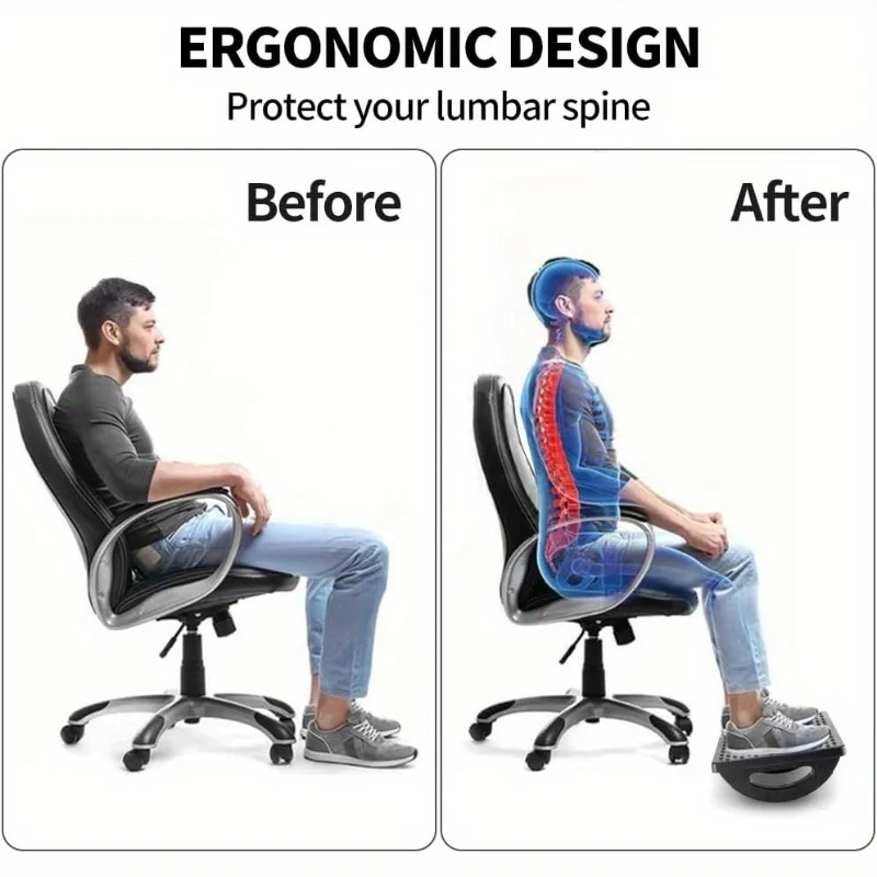 Ergonomic Under‑Desk Rocking F - Footrest Under Desk recension och pris